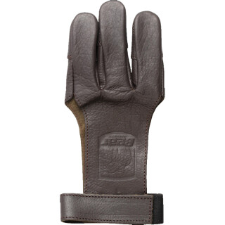 Bear Archery Leather Shooting Glove 3-Finger Ambidextrous