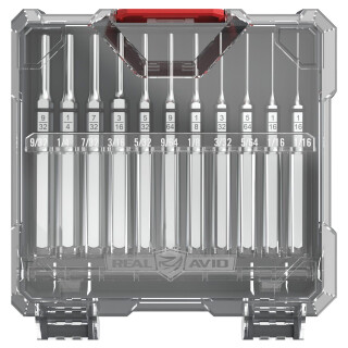 Real Avid Accu-Punch 11 Piece Roll Pin Punch Set