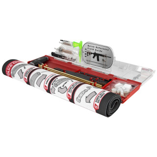 Real Avid AR-15 Master Cleaning Station with Mat, Field Guide, and Complete Set of Cleaning Tools AVMCS-AR