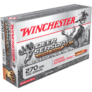 Winchester Deer Season XP .270 Winchester Ammunition 20 Rounds Copper Extreme Point 130 Grain