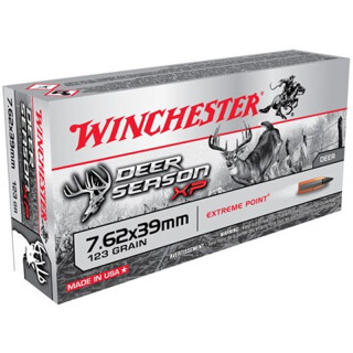 Winchester Deer Season XP 7.62x39 Ammunition 20 Rounds Extreme Point 123 Grain Brass Cased