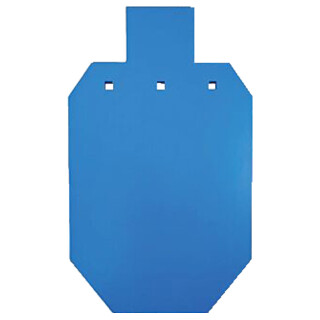 Bash Target Supply Silhouette Gong 2/3 Size 1/2" AR500 Blue