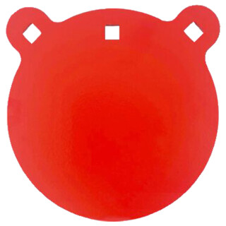 Bash Target Supply 10" Round Gong 5/16" AR500 Red