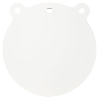 Bash Target Supply 10" Round Gong 3/8" AR500 White