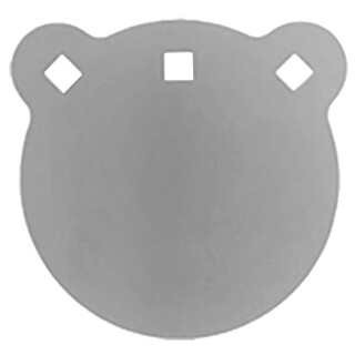 Bash Target Supply 6" Round Gong 1/2" AR550 Gray