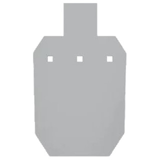 Bash Target Supply Silhouette Gong Half Size 1/2" AR550 Gray