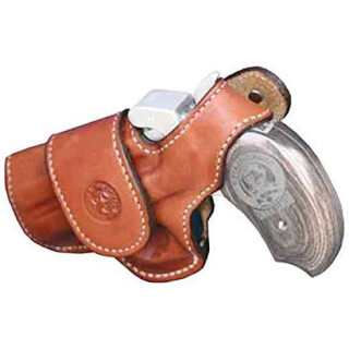 Bond Arms Driving Holster Snakeslayer IV Left Hand Thumb Break Leather Tan 7-BADSSIV