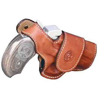 Bond Arms Driving Holster Snakeslayer IV Right Hand Thumb Break Leather Tan 7-BADSSIV