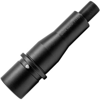 New Frontier AR Style 4" Barrel 9mm Luger 1:10 Twist Threaded 1/2x36 TPI Integrated Feed Ramp Black Finish