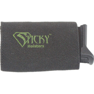 Sticky Holster Belt Slider Magazine Carrier Fits Belts Up To 1.75" Wide Open Ended Accessory Holder Sticky Skin Interior Synthetic Material Black