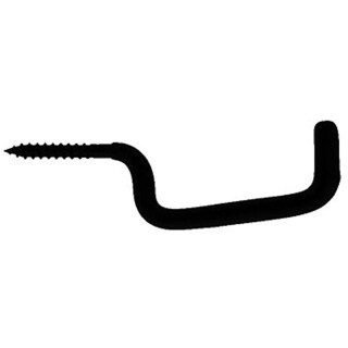 Muddy Screw-In Accessory Hooks Polymer Coating Steel Hook Black