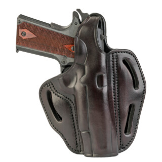 1791 Gunleather BHX-1 Dual Position OWB Thumb Break Belt Holster Full Size 1911 Models Right Hand Draw Leather Signature Brown