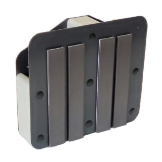 Bench Master Two Gun Pistol Rack With Magnetic Strip