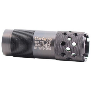 Carlson's Browning Invector System Extended Turkey Choke Tube 12 Gauge Ported 17-4 Stainless Steel Matte Blue