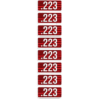 MTM Ammo Caliber Labels .223 8 Pack