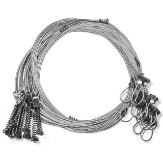 Duke Traps #2 Snare Coyote Eliminator 7' Cable Wire Snare Bag of 12