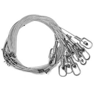 Duke Traps #3 Snare Small Game 4' Cable Wire Snare Bag of 12