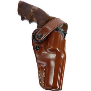 D.A.O. Belt Holster For Ruger Alaskan 2-1/2" Right Hand Leather Tan 