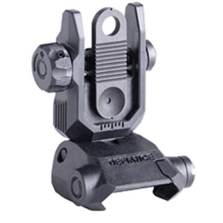 Kriss USA Defiance Low Profile Flip Up Rear Sight Polymer Matte Black Finish