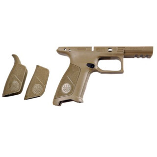 Beretta APX Frame 3 Backstraps No Finger Grooves Polymer Dark Earth