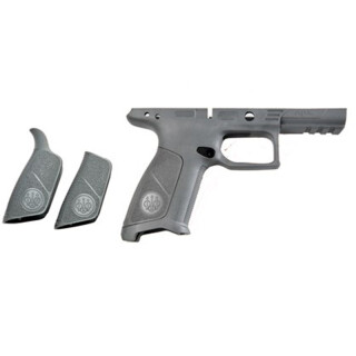 Beretta APX Frame 3 Backstraps No Finger Grooves Polymer Wolf Gray