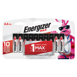 Energizer Max AA Batteries Alkaline Batteries 16 Per Package