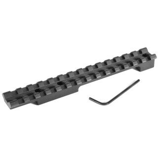 EGW One Piece Picatinny Style Scope Base Mount Remington 660/600 Mohawk 0 MOA Bias Built In Aluminum Matte Black
