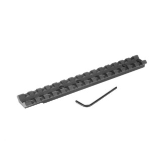EGW Winchester 1300/SXP/FN SLP Picatinny Scope Rail Mount 0 MOA Built In Ambidextrous 6061-T6 Extruded Aluminum Matte Black Finish