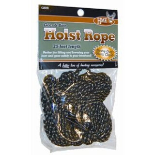 HME Products Gear & Bow Hoist Rope with Metal Clips, 25' Long, GBHR