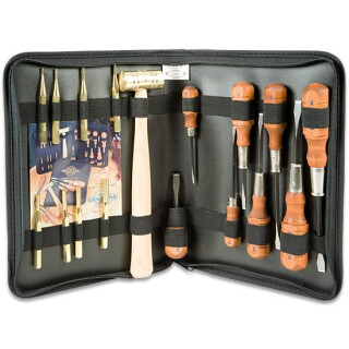 Gun CareTool Set Zippered Protective Case Grace USA 17 Piece Set Screwdrivers Punches Hammer Made in the USA