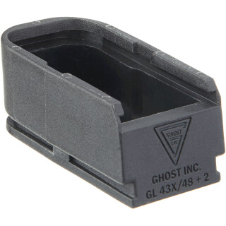 Ghost Plus 2 Rounds Magazine Extension Device for Glock 43X/48 9mm