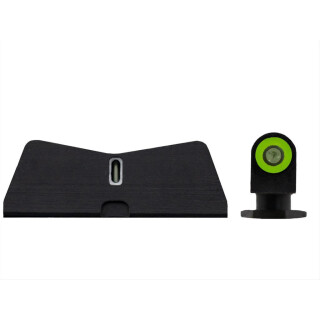XS Sights DXT2 Standard Dot Standard Height Sights for Glock 42/43/43X & 48 Green Front Sight