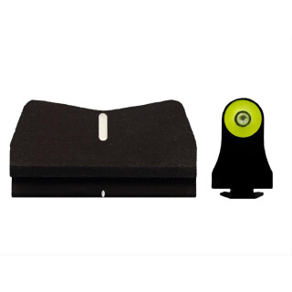 XS Sights DXT2 Big Dot Suppressor Height Sights for Glock 17/19/26 Yellow Front Sight