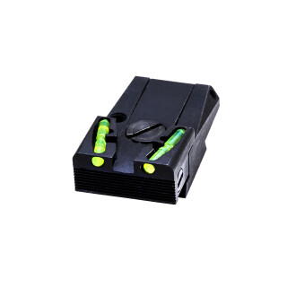 HIVIZ Target Rear Sight fits All for Glock Models Except 42/43/MOS LitePipes Front Sight Steel Black