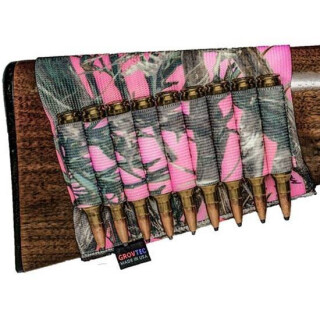 GrovTec Rifle Buttstock Ammunition Holder TrueTimber Pink Camo