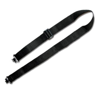 48" GrovTec Nylon Mountaineer Web Sling with 1.25" Swivels Black
