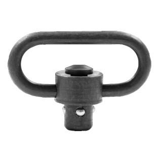 GrovTec Push Button Sling Swivel 1.5" Steel Construction Manganese Phosphate Finish Black
