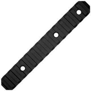 GrovTec M-LOK 15 Slot 6" Rail Section M-LOK to Picatinny Solid Aluminum Type III Black Hard Anodized Finish