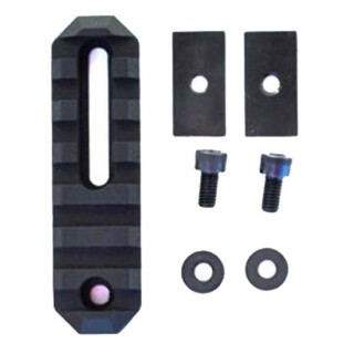 GrovTec AR-15 Forearm Picatinny Rail Adapter Aluminum Black GTSW259
