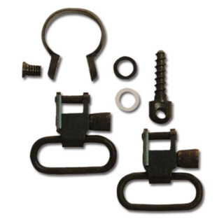 GrovTec One Piece Barrel Band Set Post 1969 Remington 760/7600 or .645-.660" Tube Diameter Full Band 1" Sling Swivel Steel Black