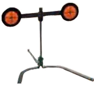 Do All Outdoors Heli Handgun Spinning Steel Target Orange and Black Paddles H38