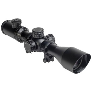 Hatsan Optima 2.5-10x50E SFT Air Rifle Scope Illuminated Mil-Dot Reticle 30mm Tube 1/8 MOA Black Finish