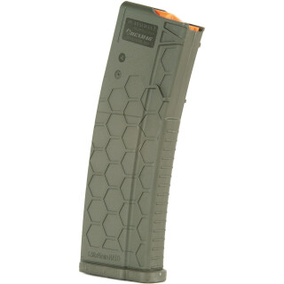 Hexmag Series 2 AR-15 15 Round Capacity in a 30 Round Body .223 Rem/5.56 NATO/.300 AAC Blackout PolyHex2 Advanced Composite Polymer OD Green