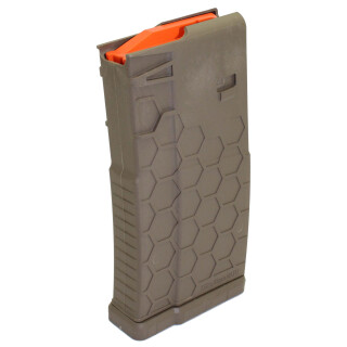 Hexmag AR-10/.308 SR-25 Pattern Polymer Magazine 20 Rounds FDE HX20SR25S1FDE