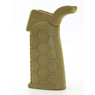 Hexmag AR-15 Advanced Tactical Grip Angle Adjustable Polymer FDE HXATGFDE
