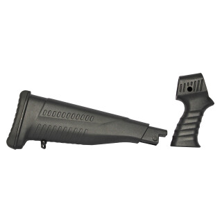 Iver Johnson 2-Piece Stock and Pistol Grip Set Synthetic Black Finish
