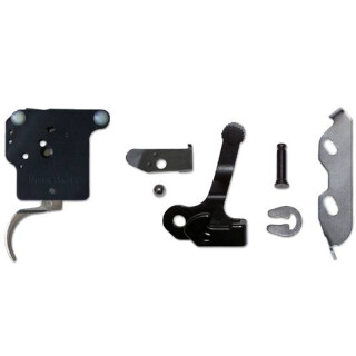 Rifle Basix Remington 700 Trigger 1.5lb to 4lb Pull with Safety and Bolt Stop Release Aluminum Black L-1KBLK