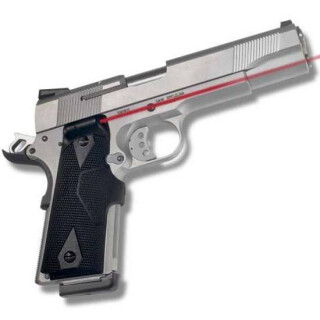 Crimson Trace Lasergrip 1911 Government, Commander Overmold Rubber Black LG-401