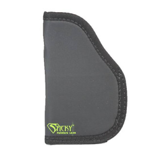Sticky Holster LG-6 Long Large Modified For Light/Laser IWB Holster Ambidextrous Large Frame Semi Auto Pistols Sticky Skin Material Matte Black Finish