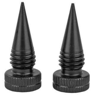 Accu-Tac LR-10 Bipod Spike Set Aluminum/Steel Flat Black Set of 2